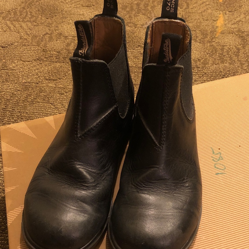Blundstone Women's Black Leather Ankle Boots